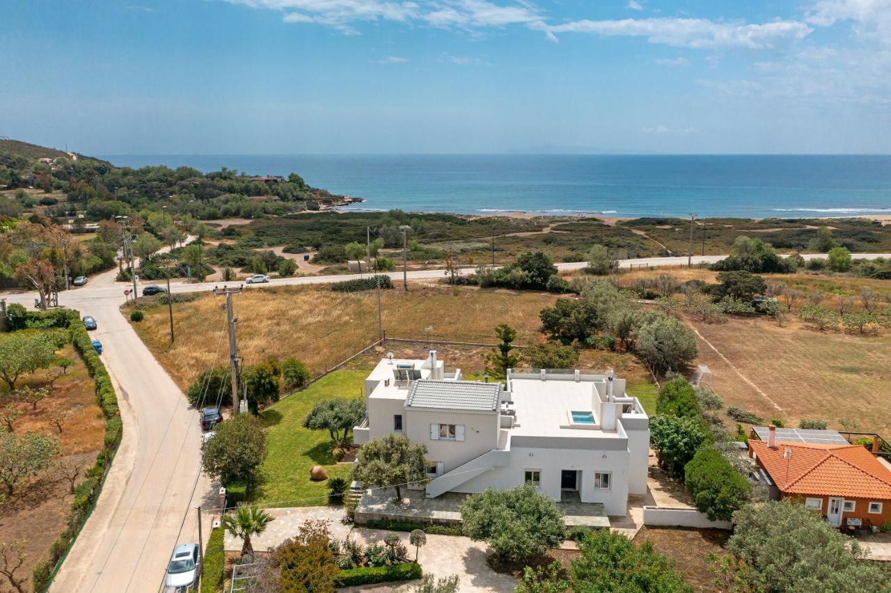 Legrena Beach House Szúnio Kültér fotó